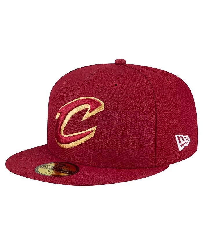 

Мужская винная шляпа Cleveland Cavaliers 59FIFTY приталенная шляпа New Era, красный