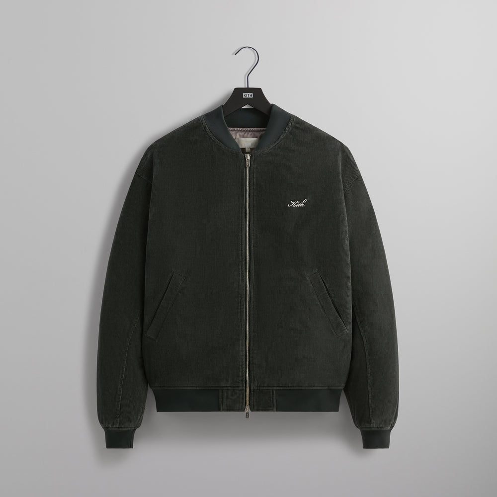 

Куртка Kith Washed Corduroy Avery Bomber Jacket, цвет Machine