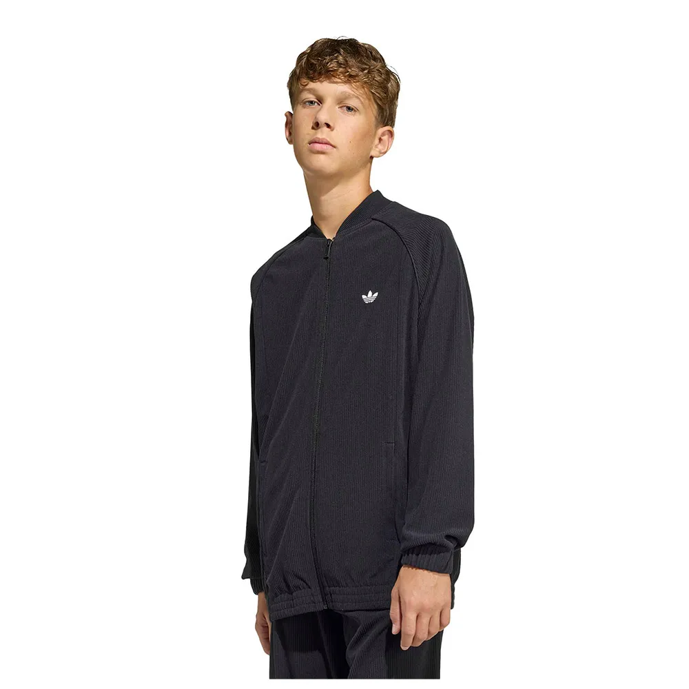 

Толстовка adidas Originals SST Oversized из вельвета на молнии, черный