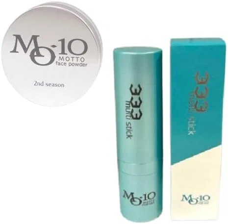 Набор тональной пудры MOTTO 333 Triple Three Multi-Stick Foundation, 2 шт., 12.5 г, белый