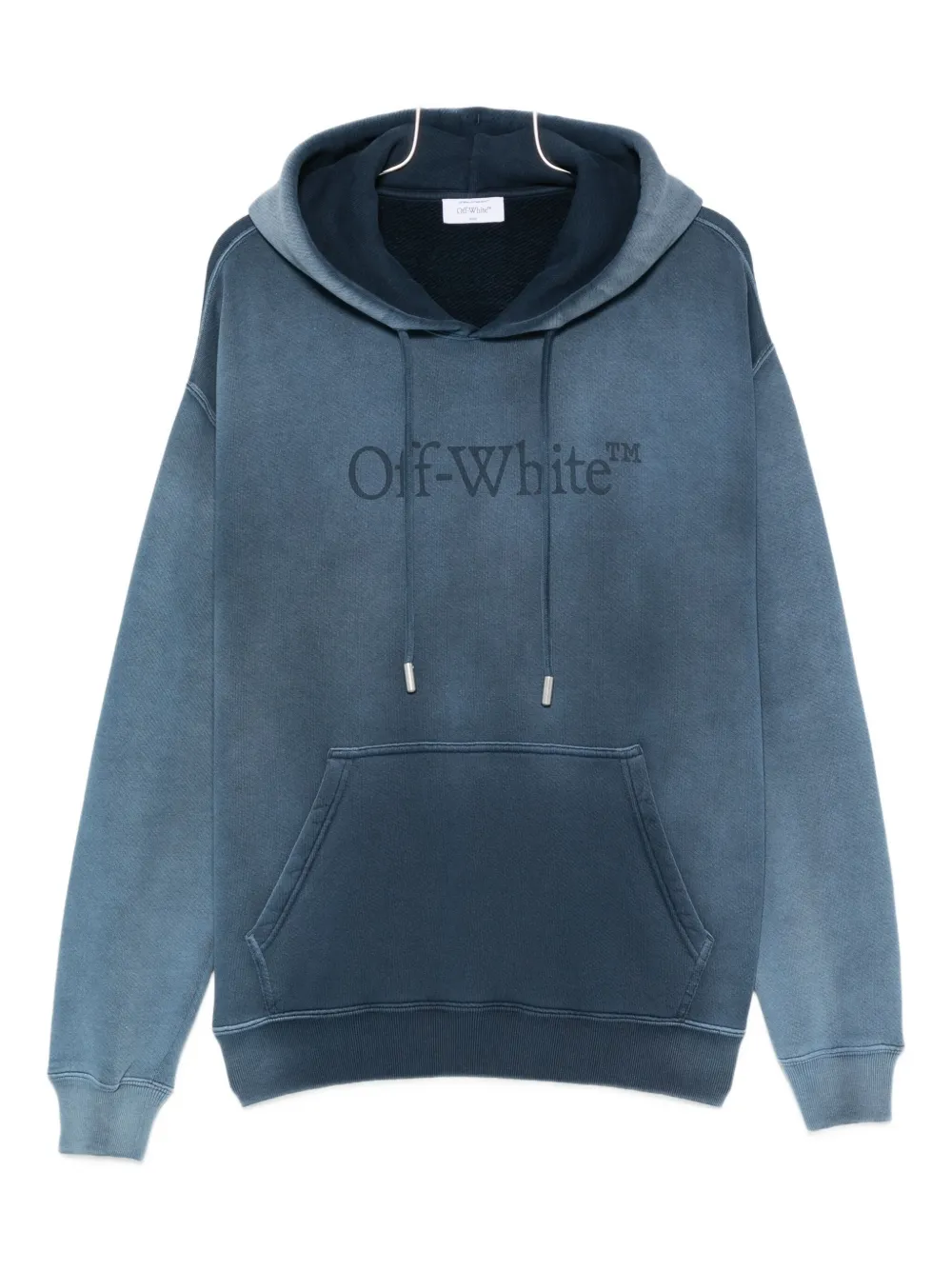 

Худи с вышитым логотипом OFF-WHITE, синий