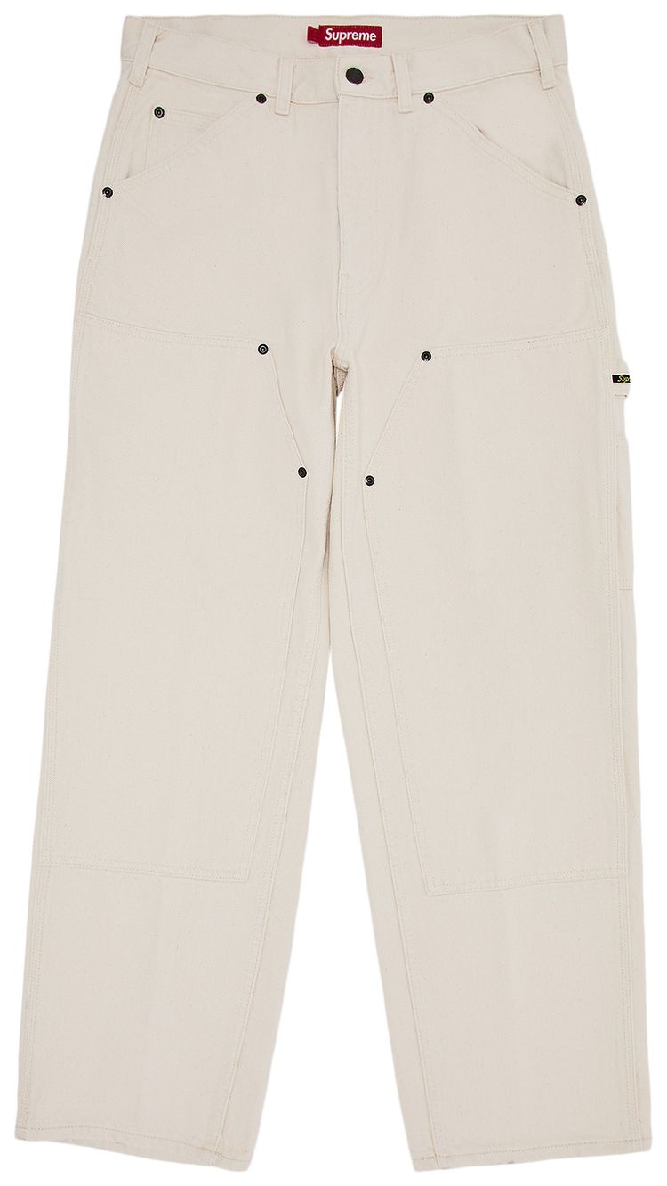 

Брюки Supreme Double Knee Painter Pant 'Natural', кремовый