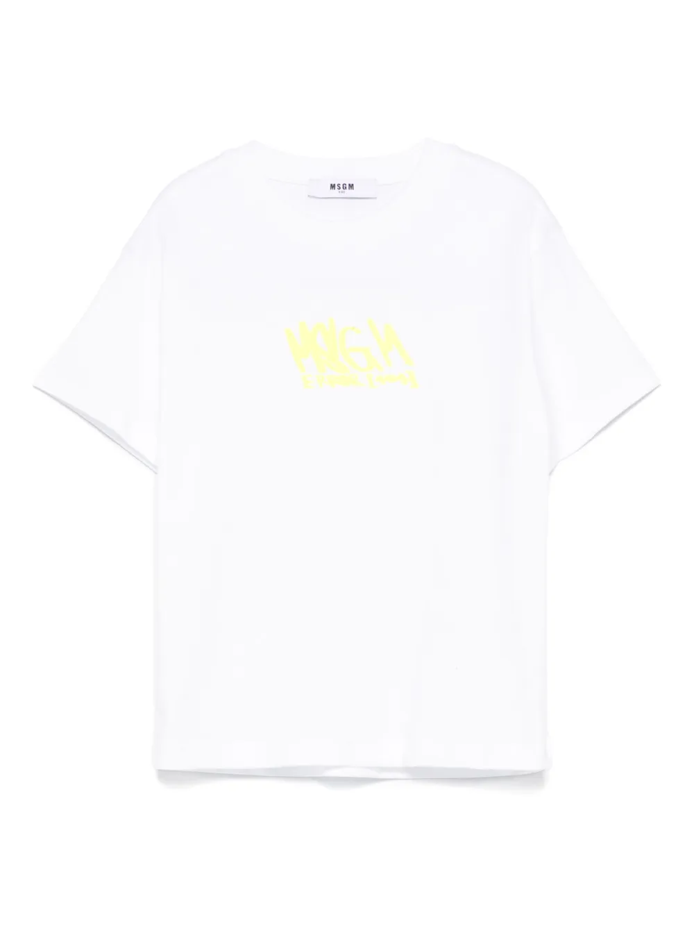 

Футболка с логотипом MSGM Kids, белый