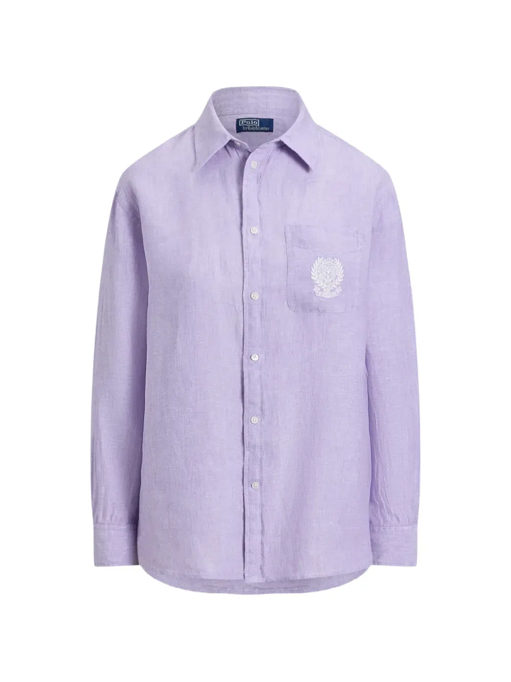 Рубашка Wimbledon с вышивкой POLO RALPH LAUREN, фиолетовый