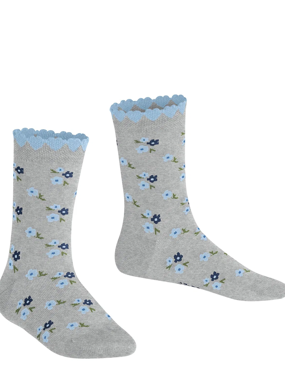 Носки Falke Ditsy Flowers серого цвета — фото 3