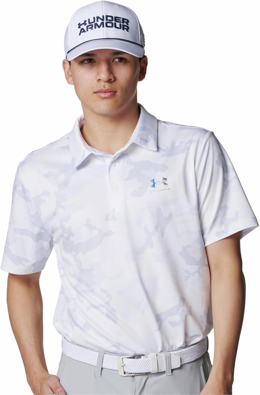 

Мужская рубашка-поло для гольфа UNDER ARMOUR UA ArmorDry Camo, белый