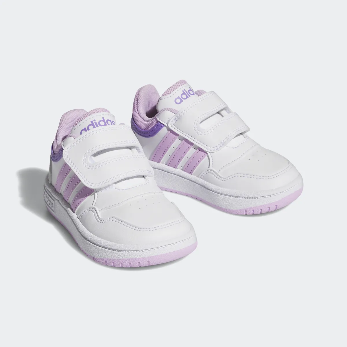 

Спортивные кроссовки adidas "HOOPS" Adidas Sportswear, цвет Cloud White / Bliss Lilac / Violet Fusion