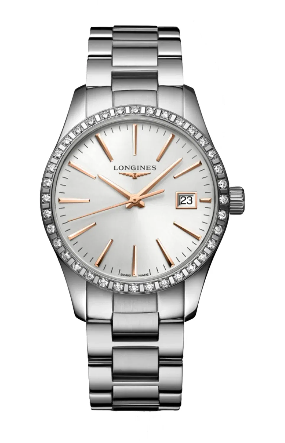 CONQUEST CLASSIC - L2.386.0.72.6 LONGINES, черный