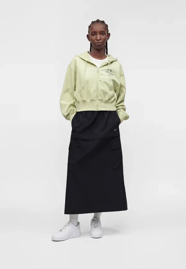 Толстовка на молнии Nike Sportswear, оливковый аура — фото 2