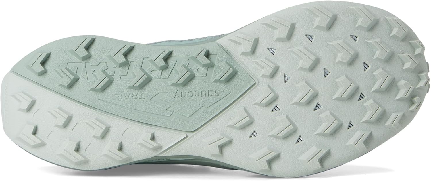 Мужские кроссовки для трейлового бега Saucony Peregrine 15, Mist/Aloe — фото 3