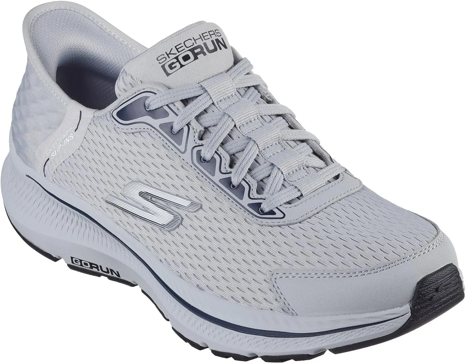 Мужские слипоны Skechers: кроссовки для бега Go Run Consistent Trainers, Lightgrey