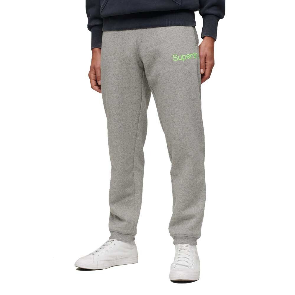 

Джоггеры Superdry Core Logo Classic Wash Joggers, серый