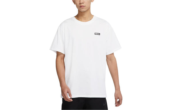 Футболка Men's Nike Front And Back Printing Round Neck Short Sleeve Soccer/Football White T-Shirt, мультиколор — фото 2