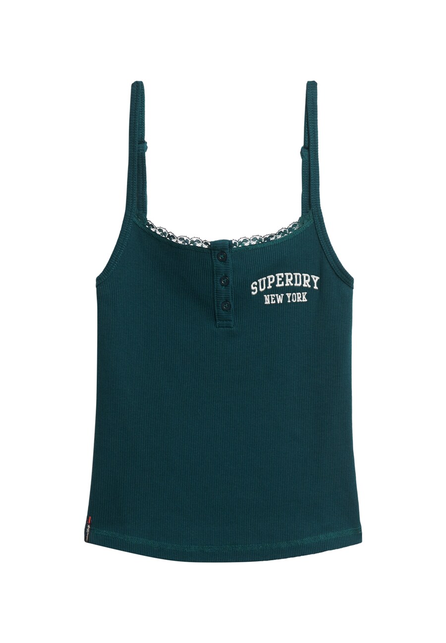 Топ Superdry Athletic Essentials, темно-зеленый