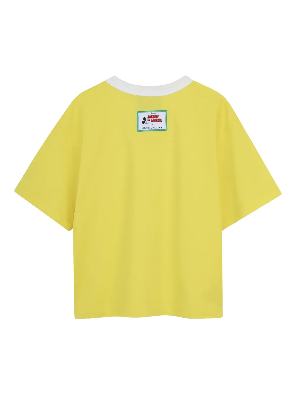 Футболка с графичным принтом из коллаборации с Mickey Mouse Marc Jacobs Kids, желтый — фото 2