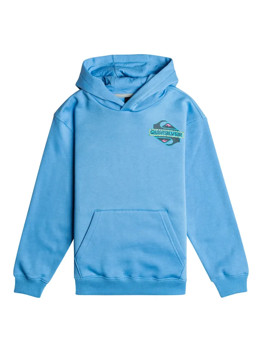 

Толстовка Quiksilver с капюшоном "Графика", синий