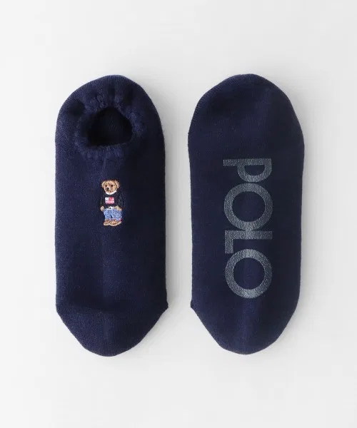 Носки комнатные Polo Ralph Lauren с логотипом, набор, тёмно-синие