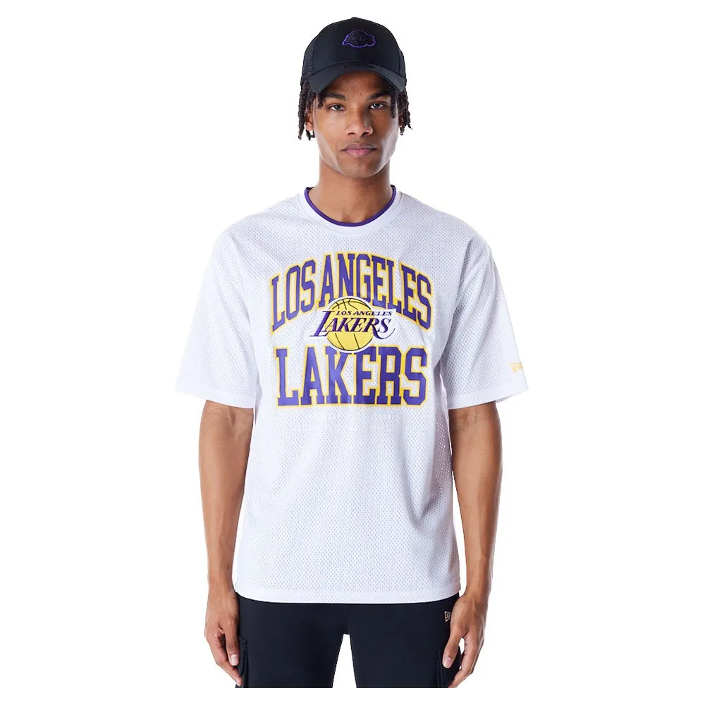 

Футболка New Era NBA Patch Mesh Los Angeles Lakers, белый