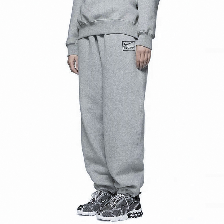 Спортивные штаны X Stussy Nike, серый — фото 4