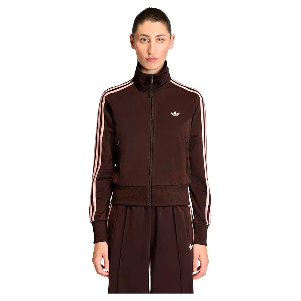Толстовка adidas Originals Firebird Classic на молнии, коричневый — фото 2