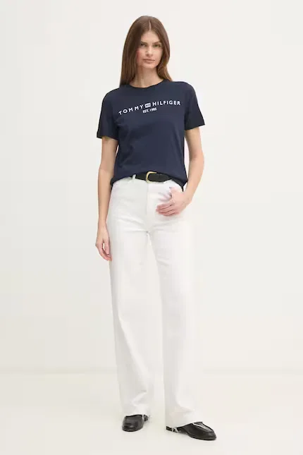 Футболка с коротким рукавом принт Tommy Hilfiger, синий — фото 2
