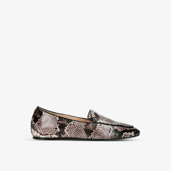 

Стеганые кожаные лоферы-слипоны Loyal с C-образными заклепками Carvela, бежевый