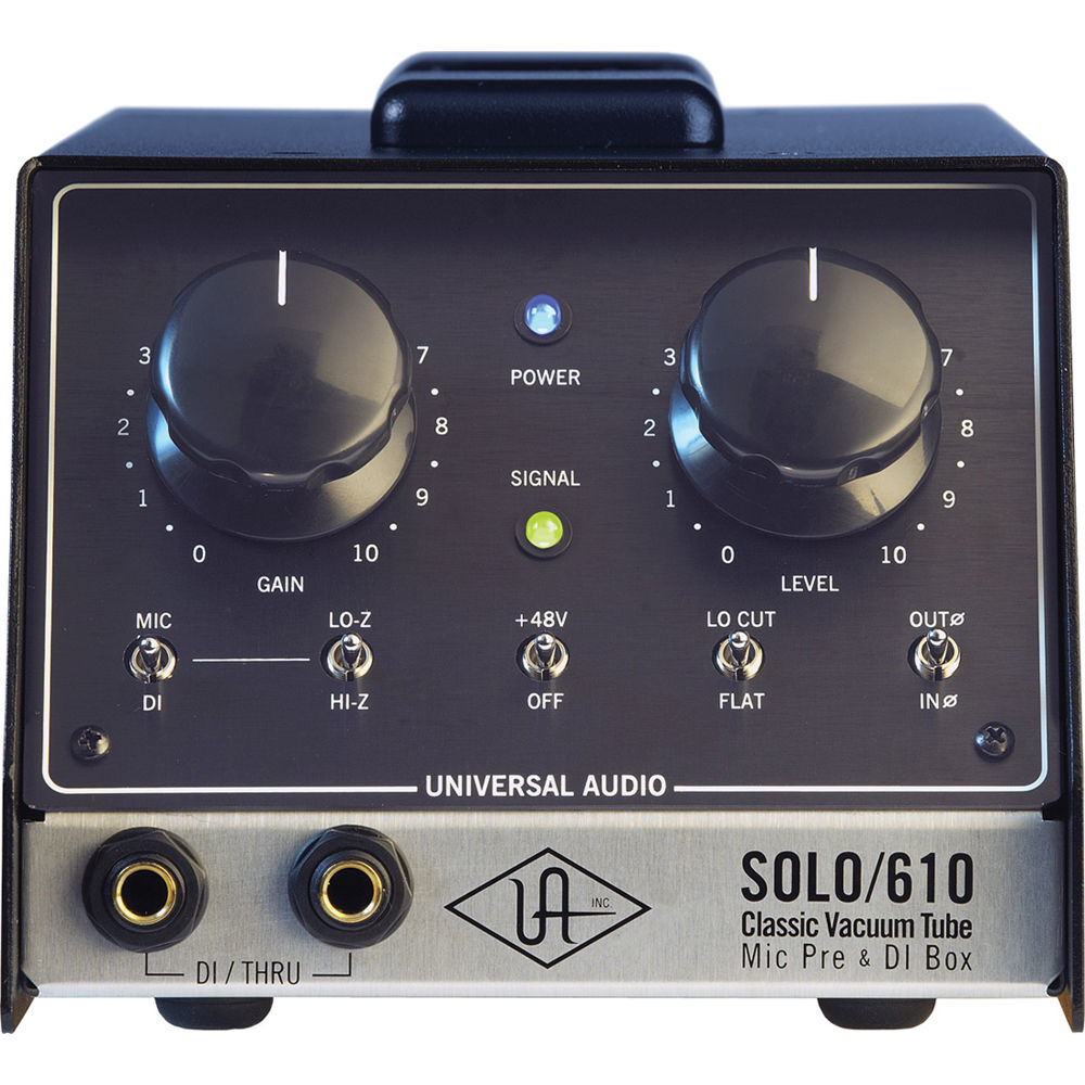 

Микрофонный предусилитель Universal Audio SOLO/610 Microphone Preamplifier SOLO/610