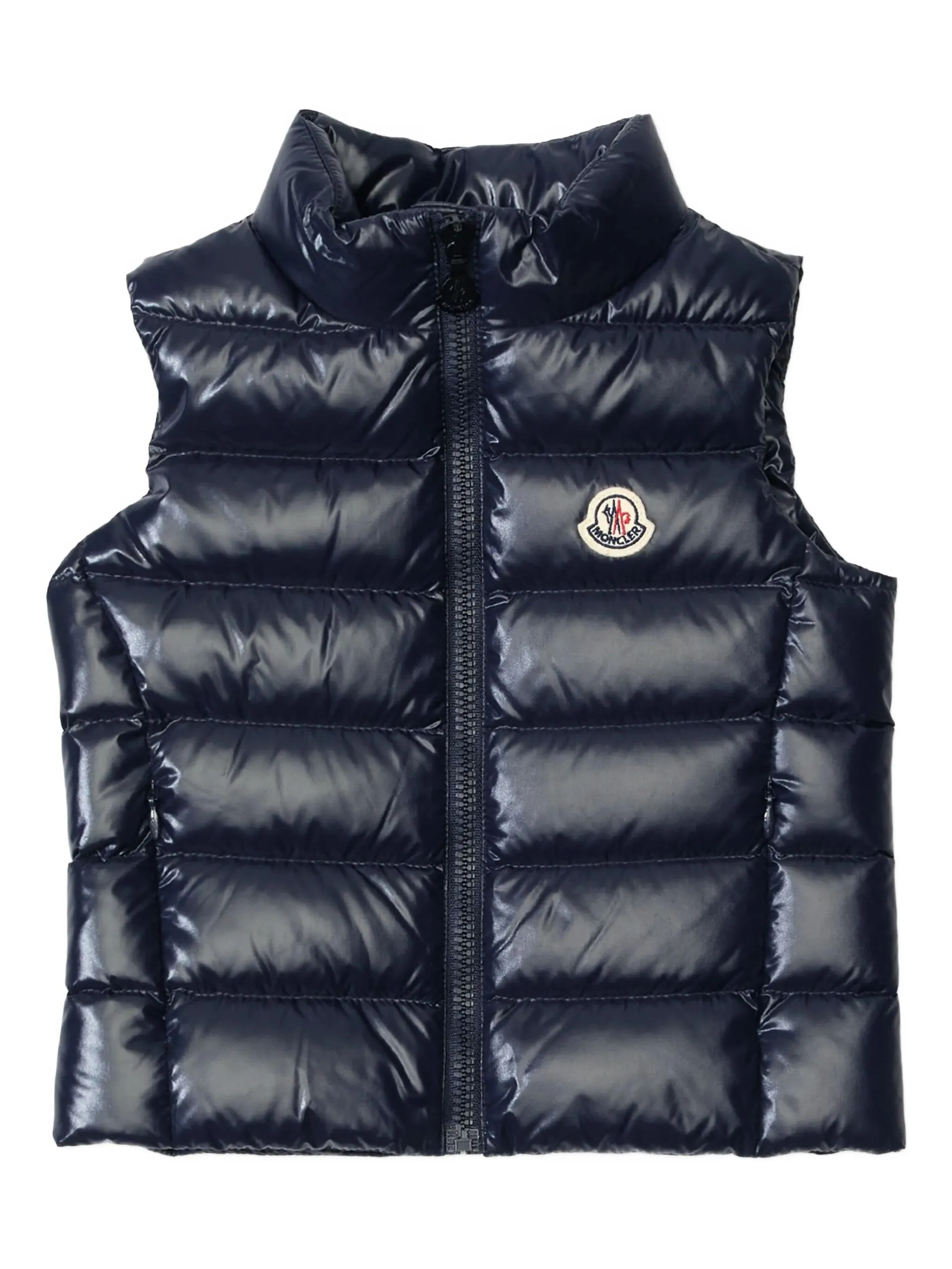 

Стеганый жилет Moncler Enfant, синий