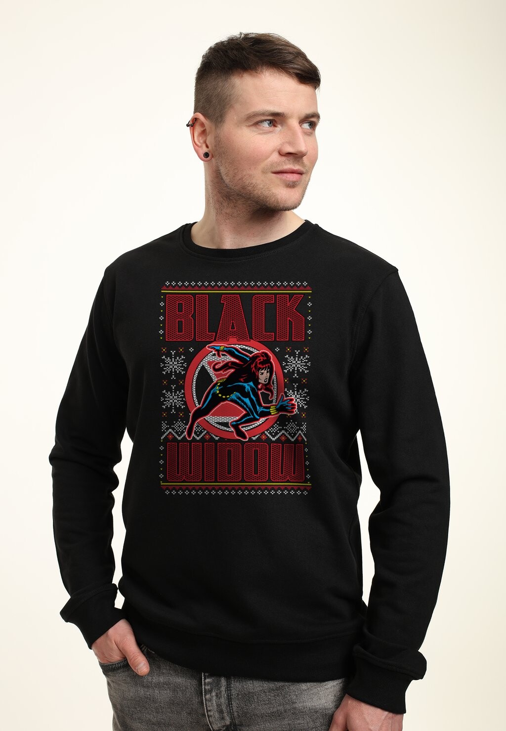 

Толстовка Avengers Classic Black Widow Marvel, черный