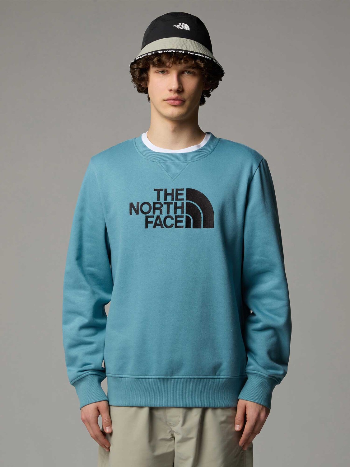 

Блуза The North Face M DREW PEAK CREW, синий