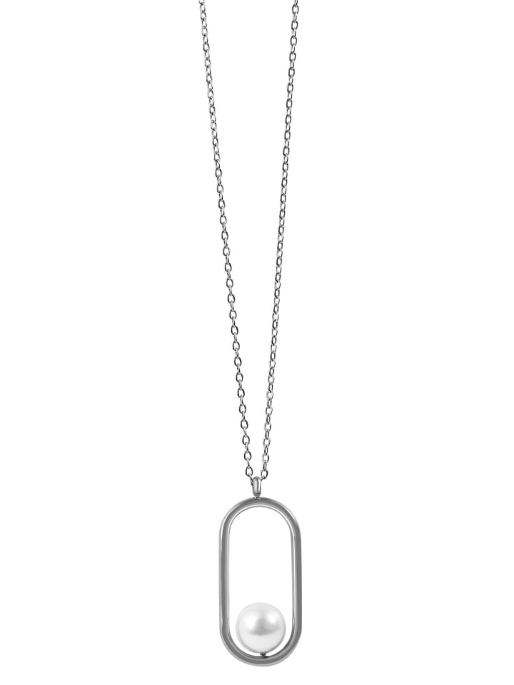 

Adeliás Женское ожерелье с подвеской - из нержавеющей стали белого цвета