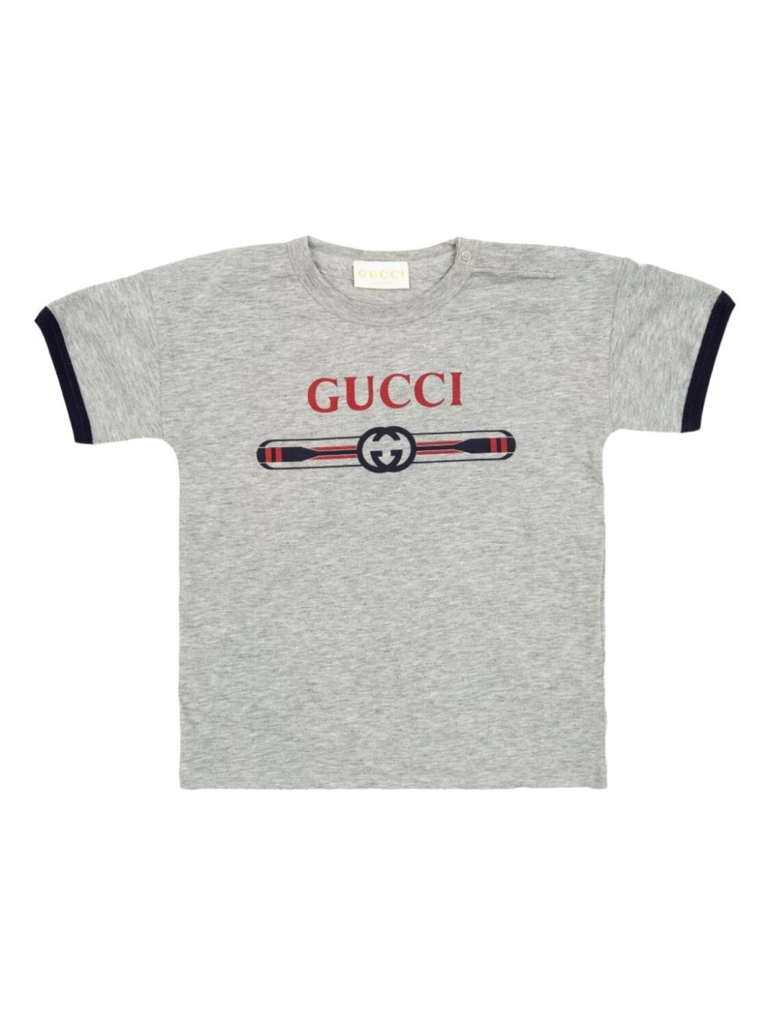 

Футболка с логотипом Gucci Kids, серый