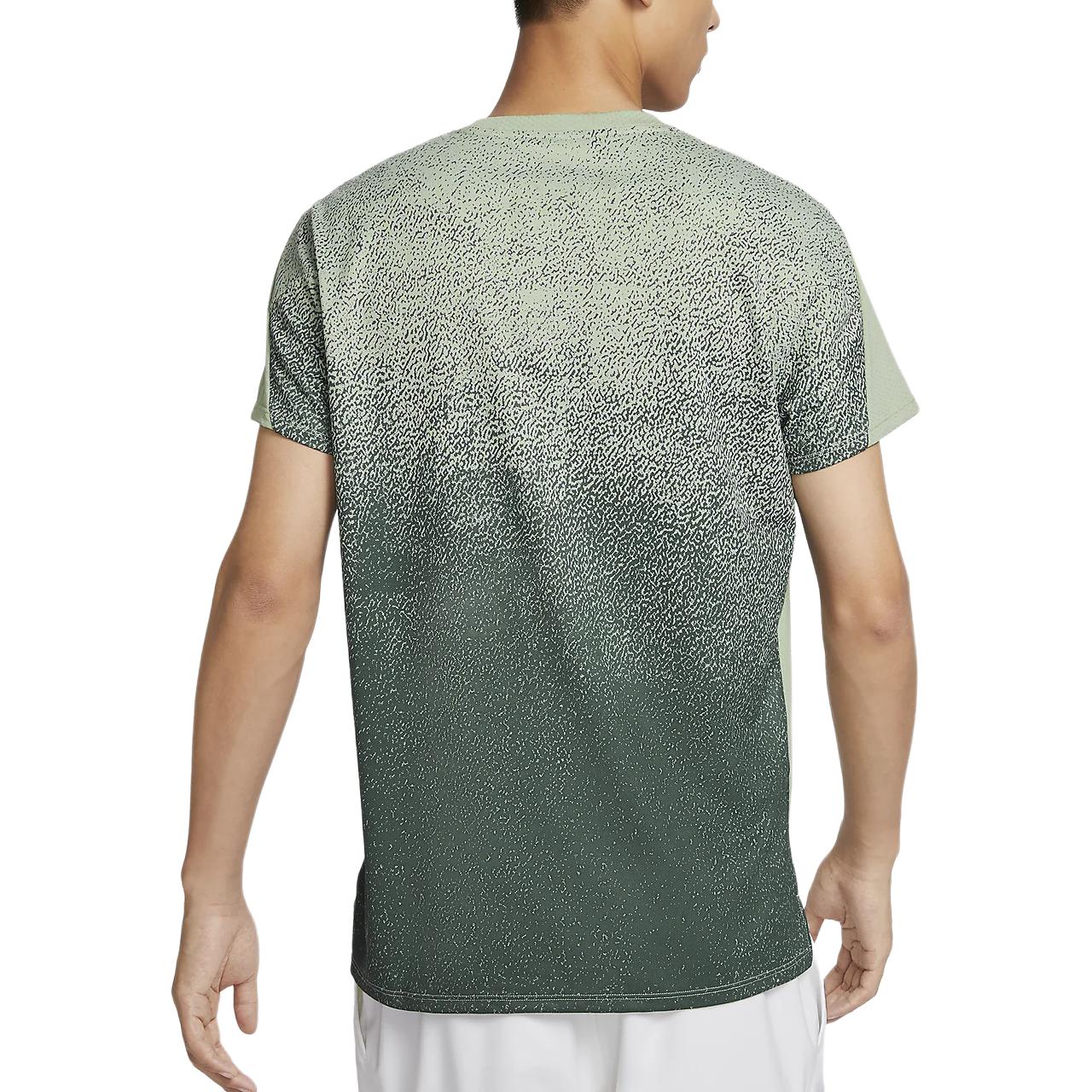 Футболка Nike Dri Fit FW24 Court Slam для тенниса мужская Horizon Green — фото 3