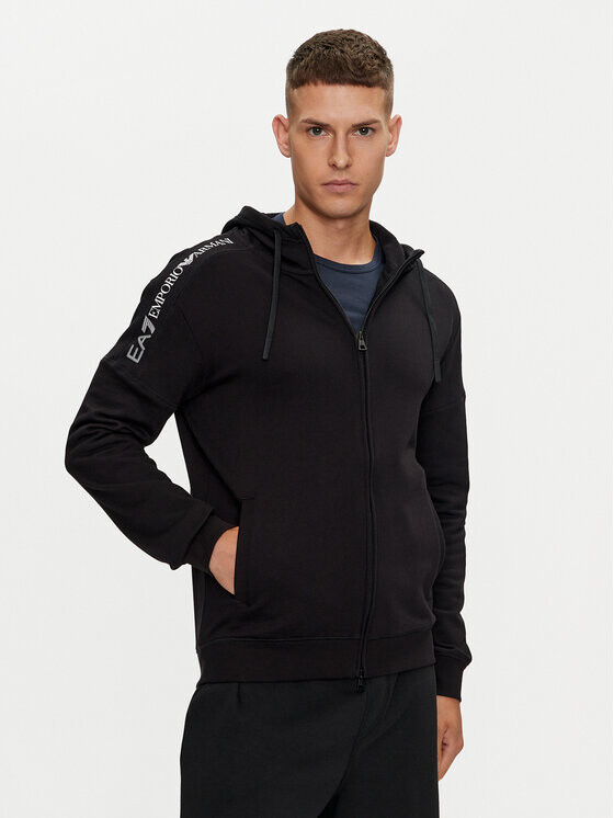 

Толстовка regular fit Ea7 Emporio Armani, черный