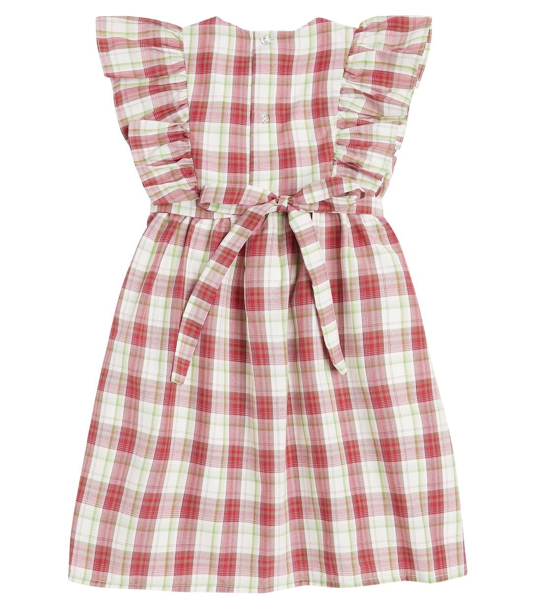 Платье Blanca из хлопковой смеси в клетку La Coqueta, Red Check — фото 4