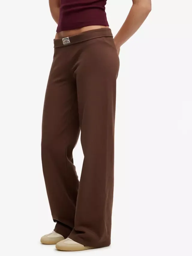 Спортивные брюки-джоггеры Athletic Essentials с откидной задней частью Superdry, Chestnut Brown — фото 4