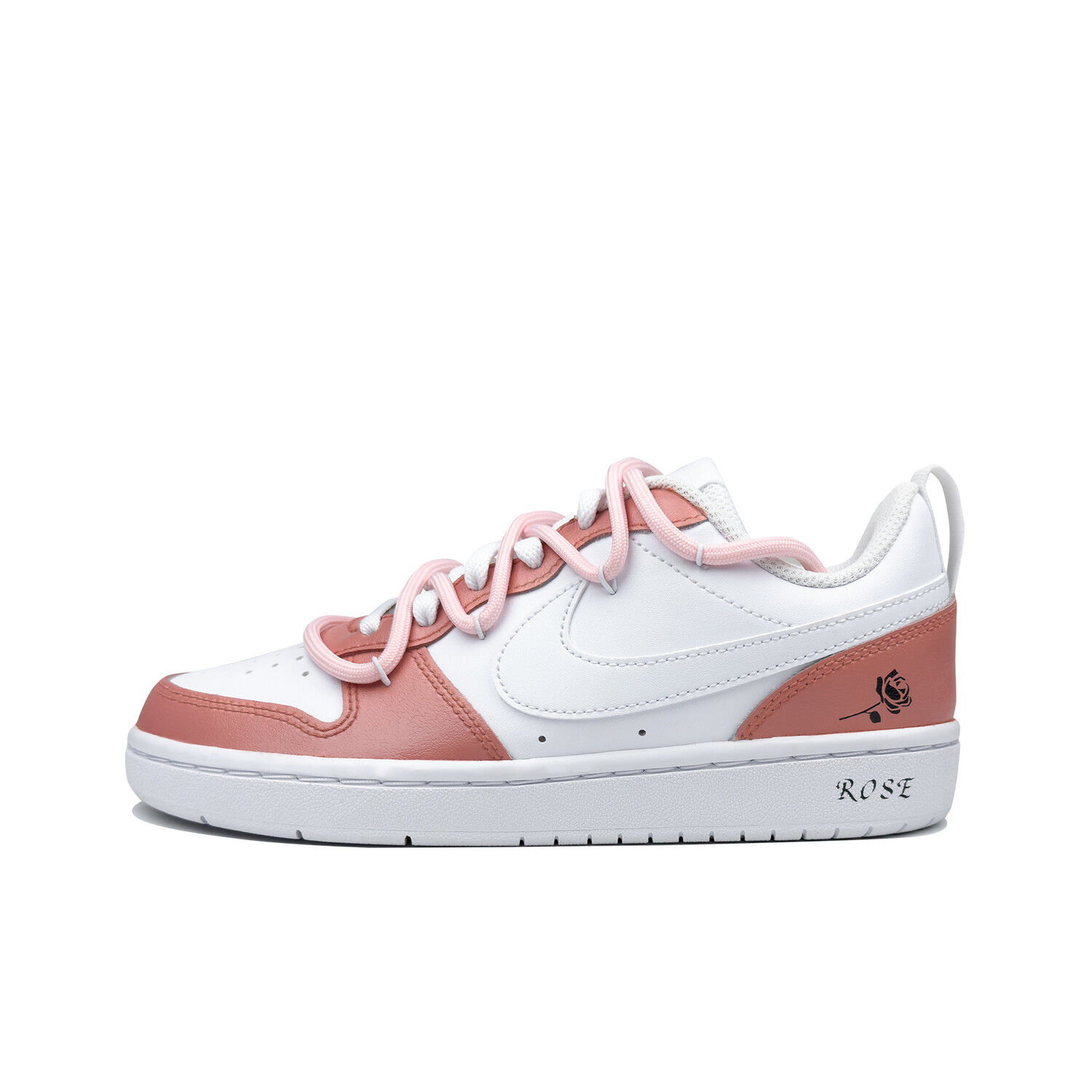 

Кроссовки Nike Skateboarding Shoes Women's Low-top Rose Red/white, красный