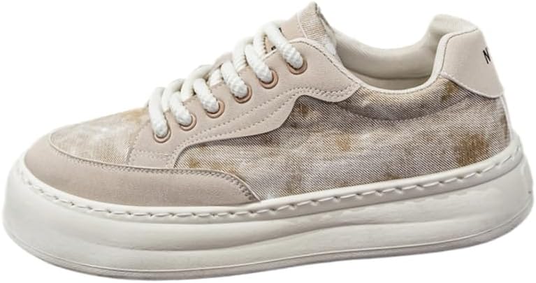 

Мужские винтажные тканевые кроссовки с толстой подошвой и низким верхом. Мягкая и удобная внутренняя отделка. Противоскользящая и износостойкая подошва. Подходят для всех сезонов Clolinde, хаки