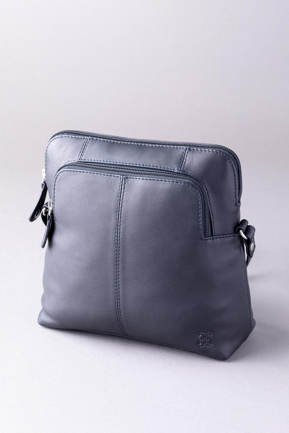 

Кожаная сумка через плечо 'Raven' Lakeland Leather, синий