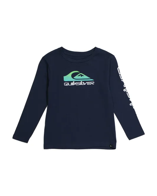 

Футболка с длинными рукавами Big Boy Omni Quiksilver, синий