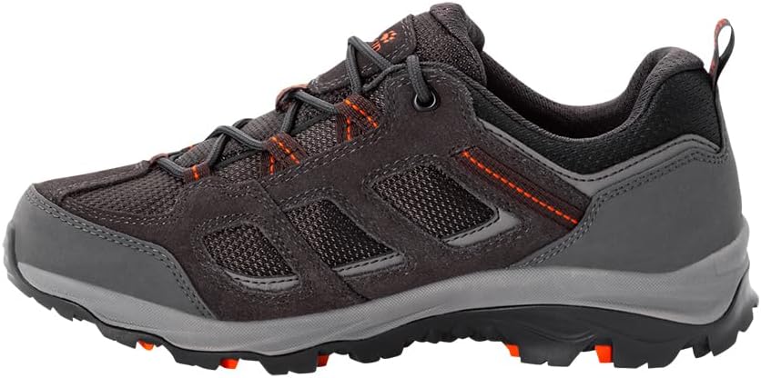 Мужские походные кроссовки Jack Wolfskin Vojo 3 Texapore Low M, оранжевый/серый — фото 3