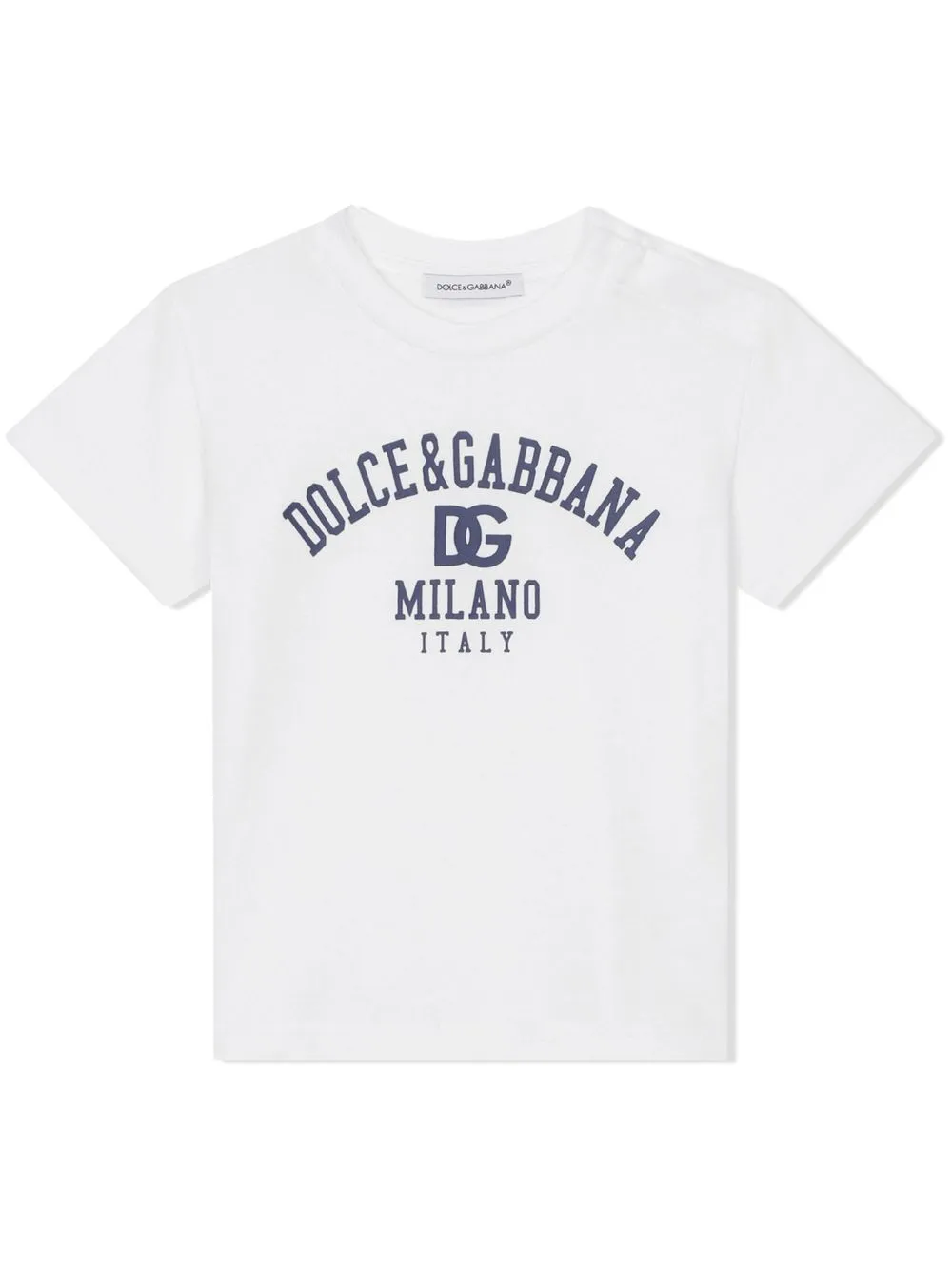 

Футболка с логотипом Dolce & Gabbana Kids, белый
