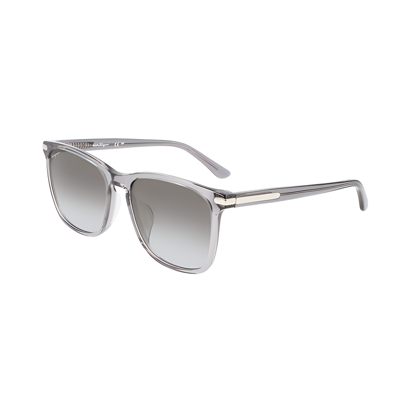 

Ferragamo Квадратная оправа для солнцезащитных очков унисекс серебристый, Silver