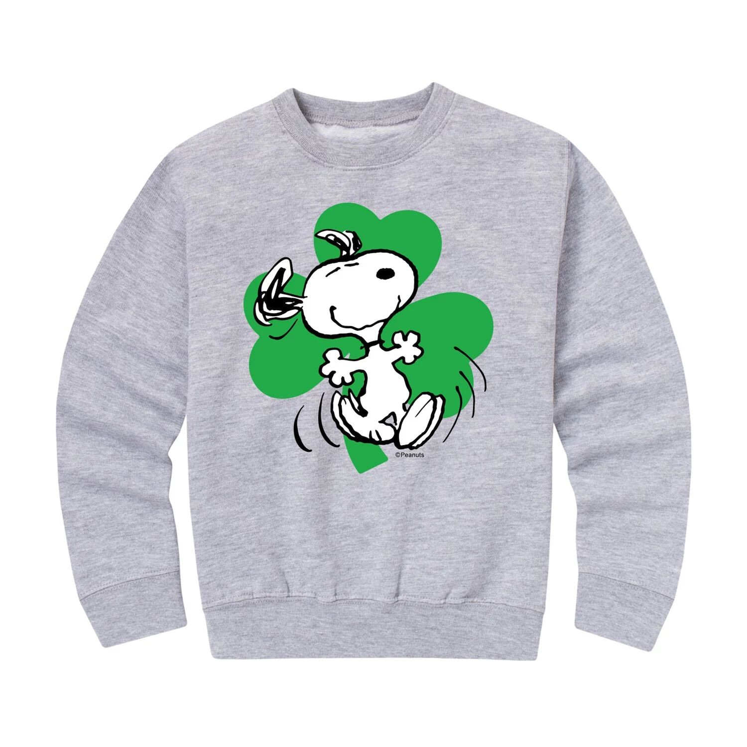 

Флисовый свитшот Peanuts Snoopy Shamrock для мальчиков 8–20 лет Licensed Character