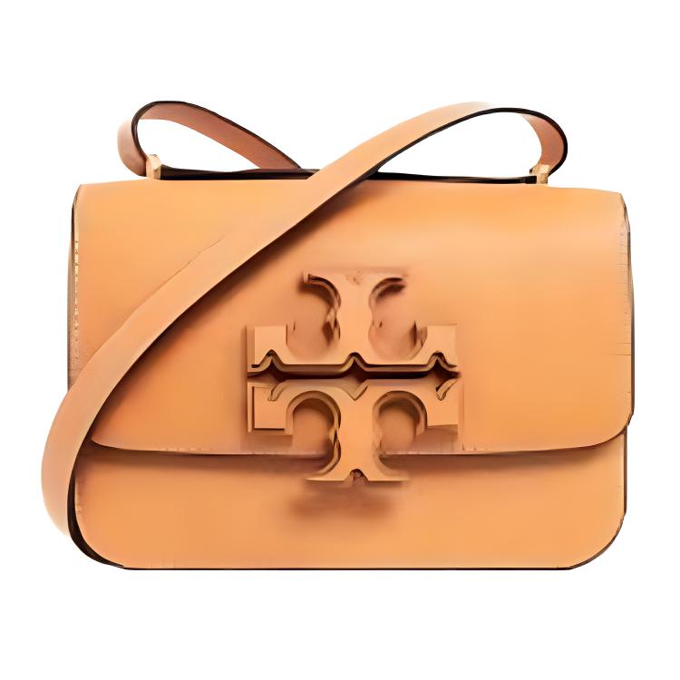 

TORY BURCH Элеанор Кожаная Маленькая Квадратная Сумка через плечо на пояс Женская натуральный кожа