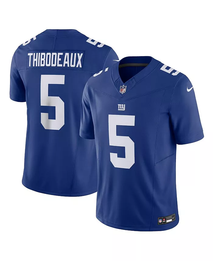 

Мужская лимитированная джерси New York Giants Vapor F.U.S.E. Kayvon Thibodeaux Nike, синий