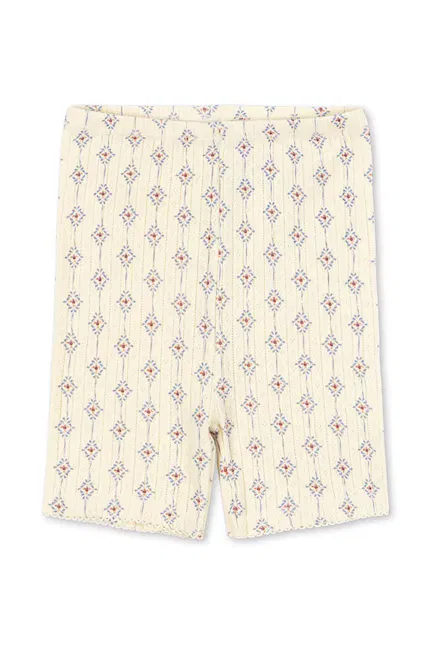 Шорты с абстрактным узором Minnie Short Leggings Konges Sløjd, бежевый