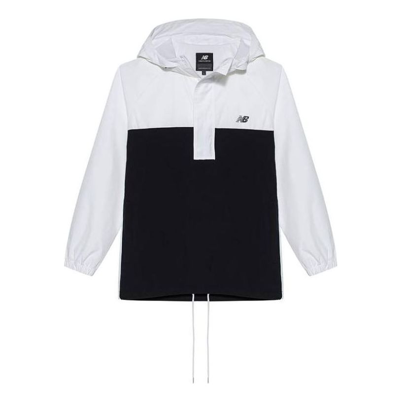 

Куртка New Balance Fleece Windbreakers 'White Black', белый