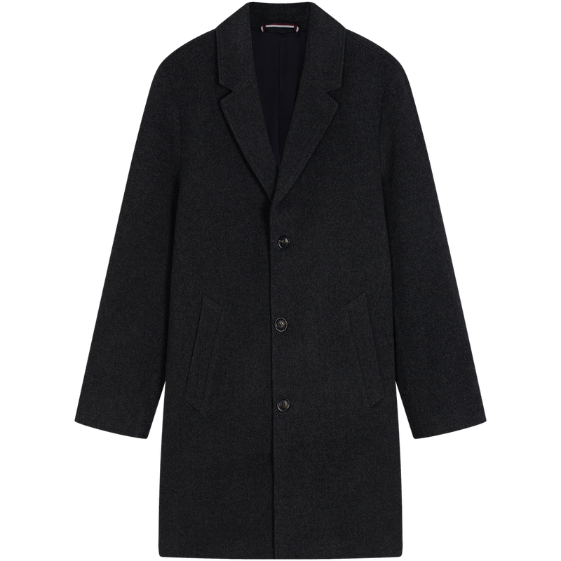 

Tommy Hilfiger Однобортное длинное пальто, Gray Black P4E