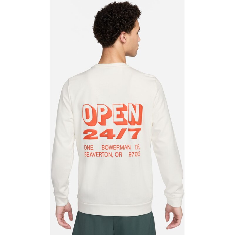 Рубашка флисовая Dri-Fit с длинным рукавом для фитнеса Nike, мультиколор — фото 2